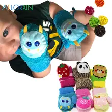 11,11 зимние теплые флисовые варежки для новорожденных, детские перчатки для девочек мальчиков, бархатные хлопковые детские перчатки