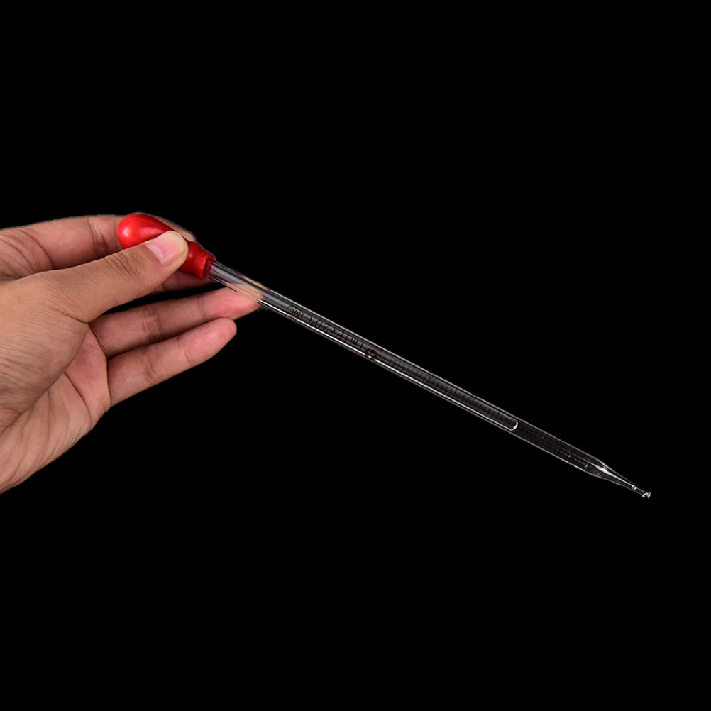 3ml Pipette Compte-gouttes Graduée En Verre Avec Bouchon En Caoutchouc