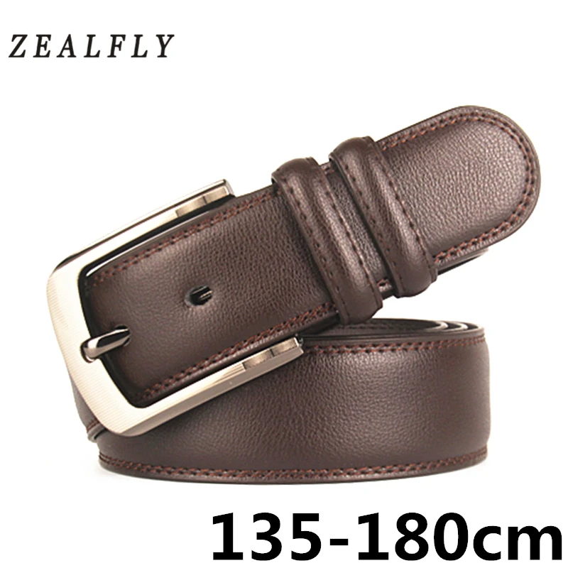 

Big Size Mens Belt Male Genuine Leather Jeans Belts Of Men Vintage High Quality Casual Strap 180cm Waistband Men Belt Dropship