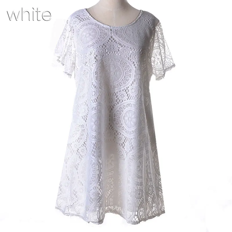 

Lace Dress Women Clothing Plus Size Summer Dress Casual Female Ladies Vestidos de Fiesta Renda Workwear Office Dress