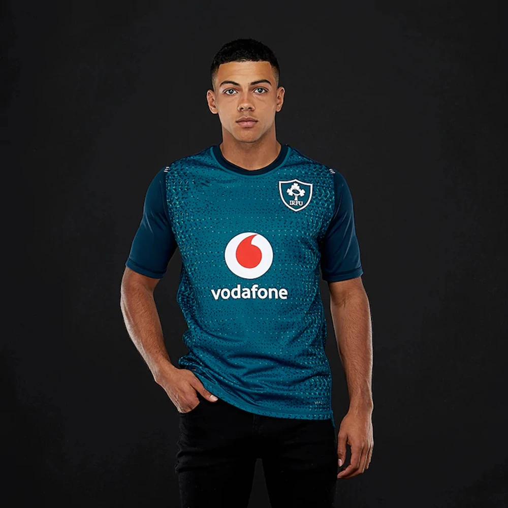 الدوري الدولي ايرلندا IRFU جيرسي 2019 بعيدا قميص الأيرلندية قميص كرة قدم أمريكية مصنوع من الصوف الدوري قميص لرياضة الرجبي s-3xl