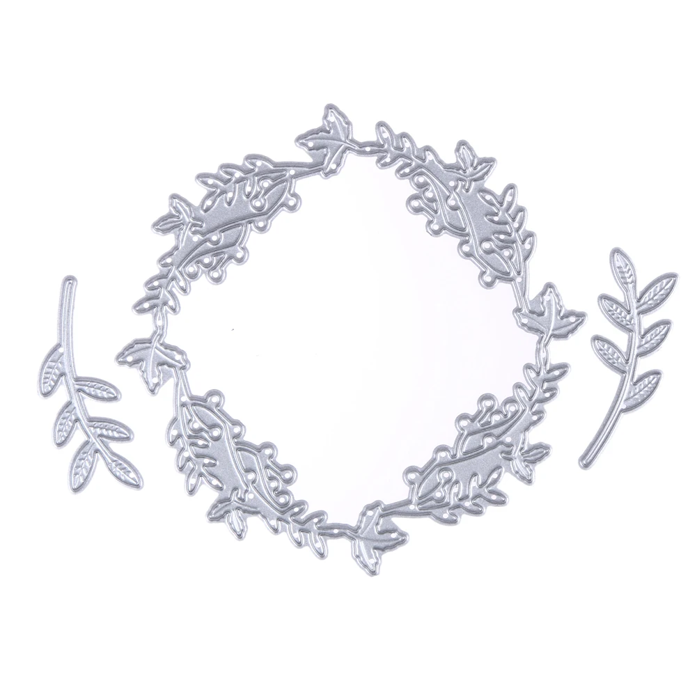 

3Pcs/set Flower Leaves Scrapbooking Cutting Dies Stencil DIY Album Paper Card Making Craft Dies Embossing Template Craft