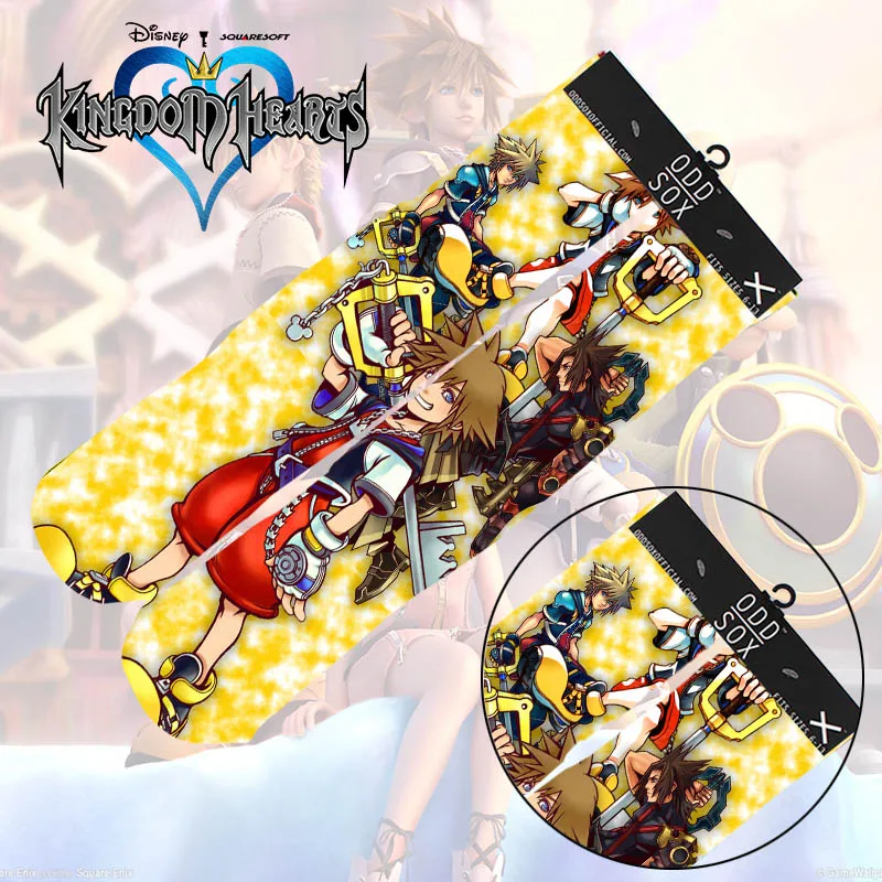 

Eshop Game Kingdom hearts Sora Keyblade Socks Athletic Sports Running Unisex Cotton Stockings Tight Cosplay Accessory For Fans