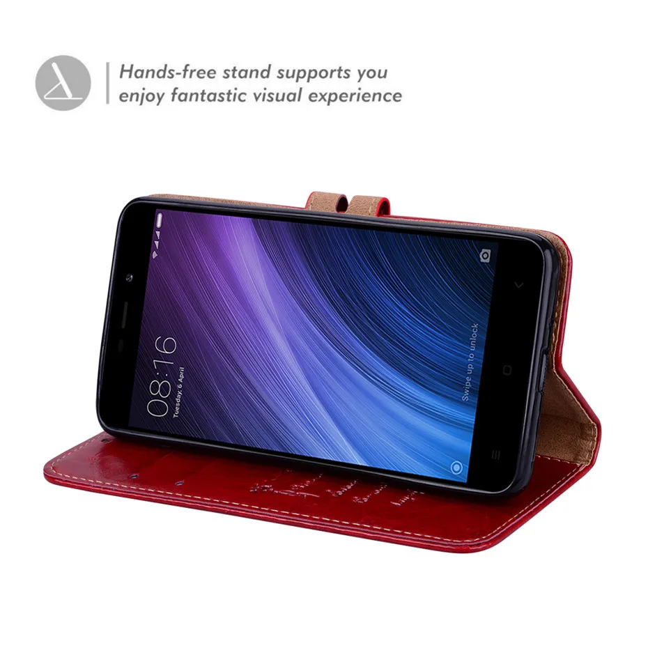 MOUSEMI Redmi 4X Case For Xiaomi Redmi Note 4X Flip Phone Cases For Man Leather Wallet Cover For Redmi Note 4 Global 4A 4X Case  (4)