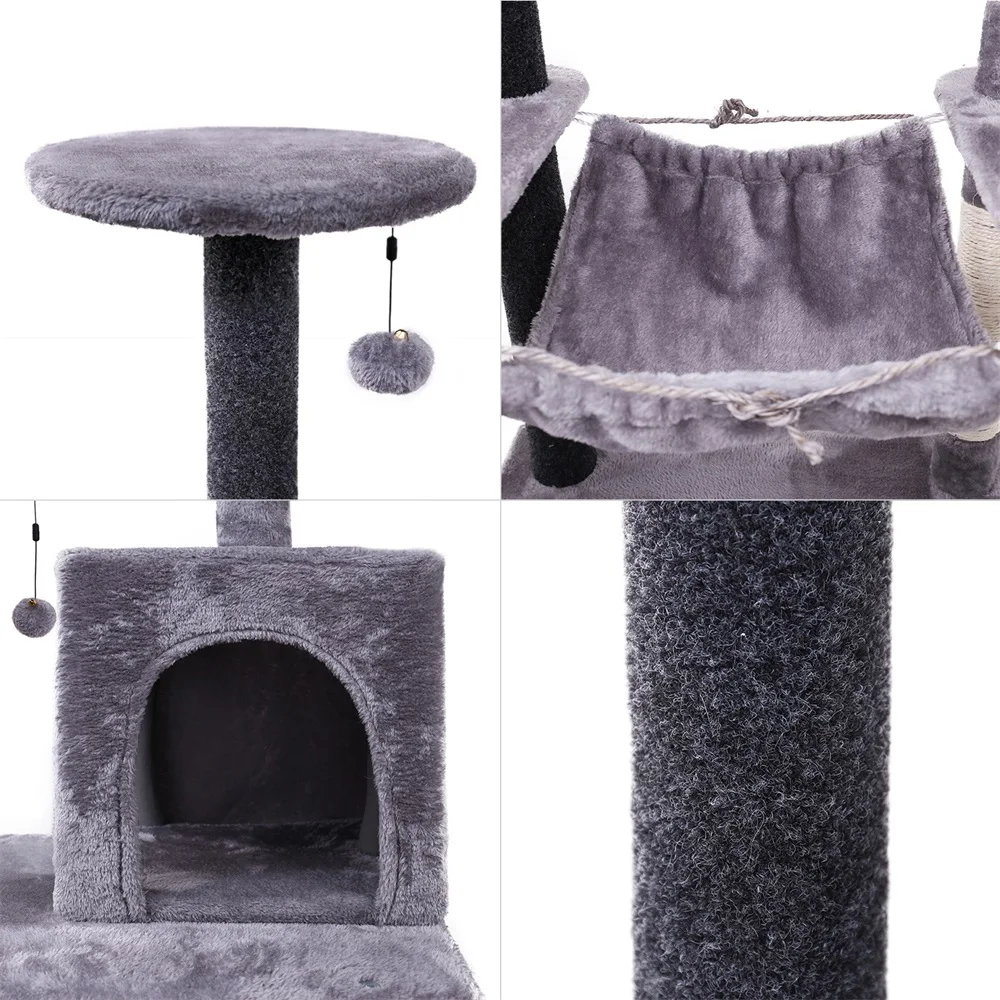 Title 53, Multi-Level Cat Tree Condo Furniture with Sisal...