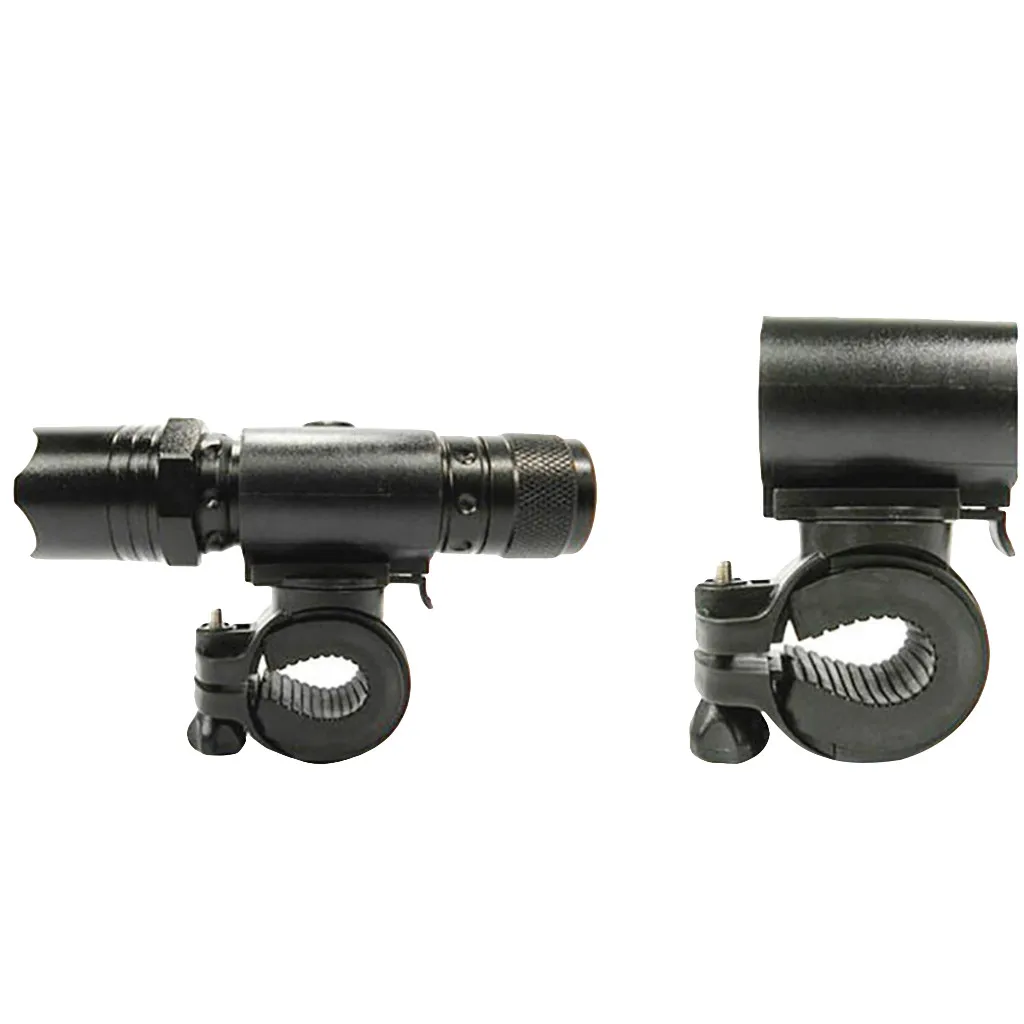 Clearance 2Pcs  Bicycle Front Light Bracket Flashlight Holder 360Rotation With antiskid rubber gask#p4 5