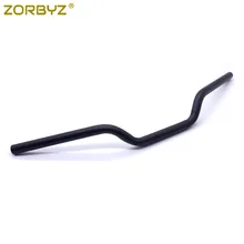 ZORBYZ Универсальный 7/" 22 мм мотоцикл черный/хром трекер руль для Honda Yamaha Suzuki на заказ
