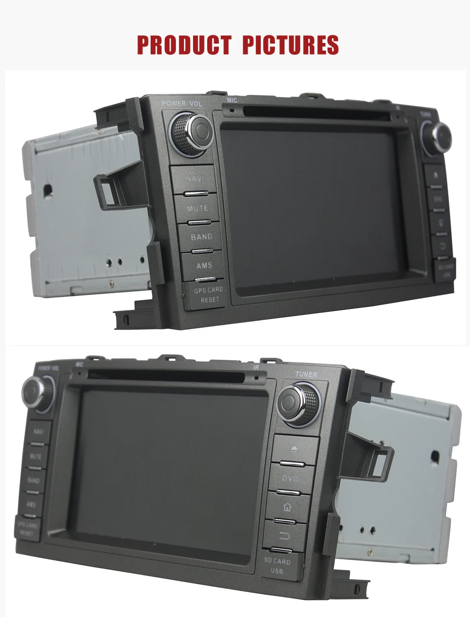 Perfect KANOR 4+32G Octa Core Android 9.0 2din car radio For Toyota Auris With GPS Navigation DVD Bluetooth SWC Audio Car Multimedia 12