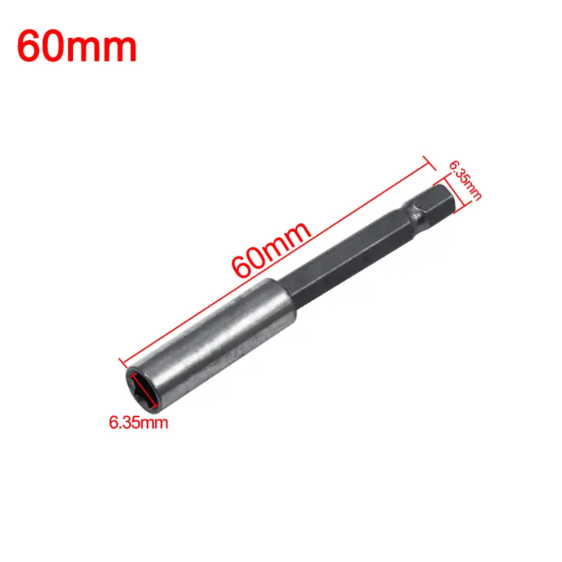 1/4 Hex Shank Quick Release Electric Drill Magnetic Screwdriver Bit Holder 60mm 75mm 100mm 150mm - Image 7