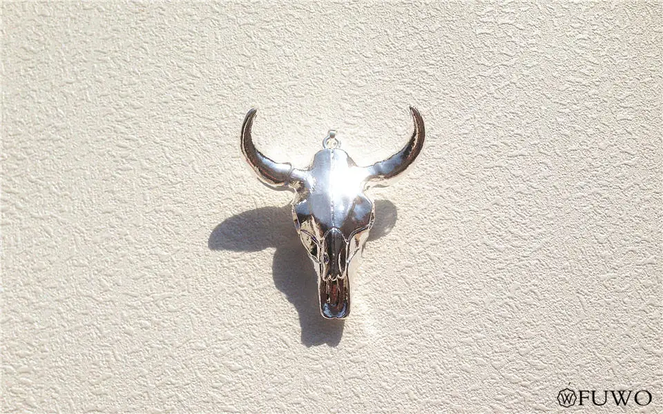 Cattle Bull Skull Pendant 7