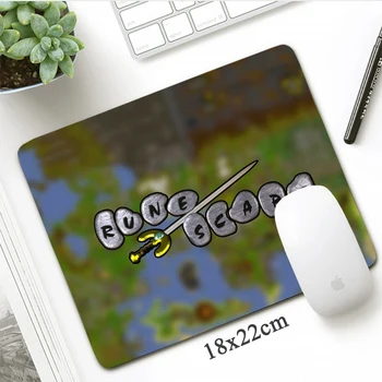 

SIANCS RuneScape Gaming MousePad 18x22cm Small Size rubber Office mouse pad Locking Edge Computer Laptop Notebook mat