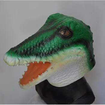 

Hot Selling Animal Full head Awesome Crocodile Mask Impressive Costume Realisic Halloween