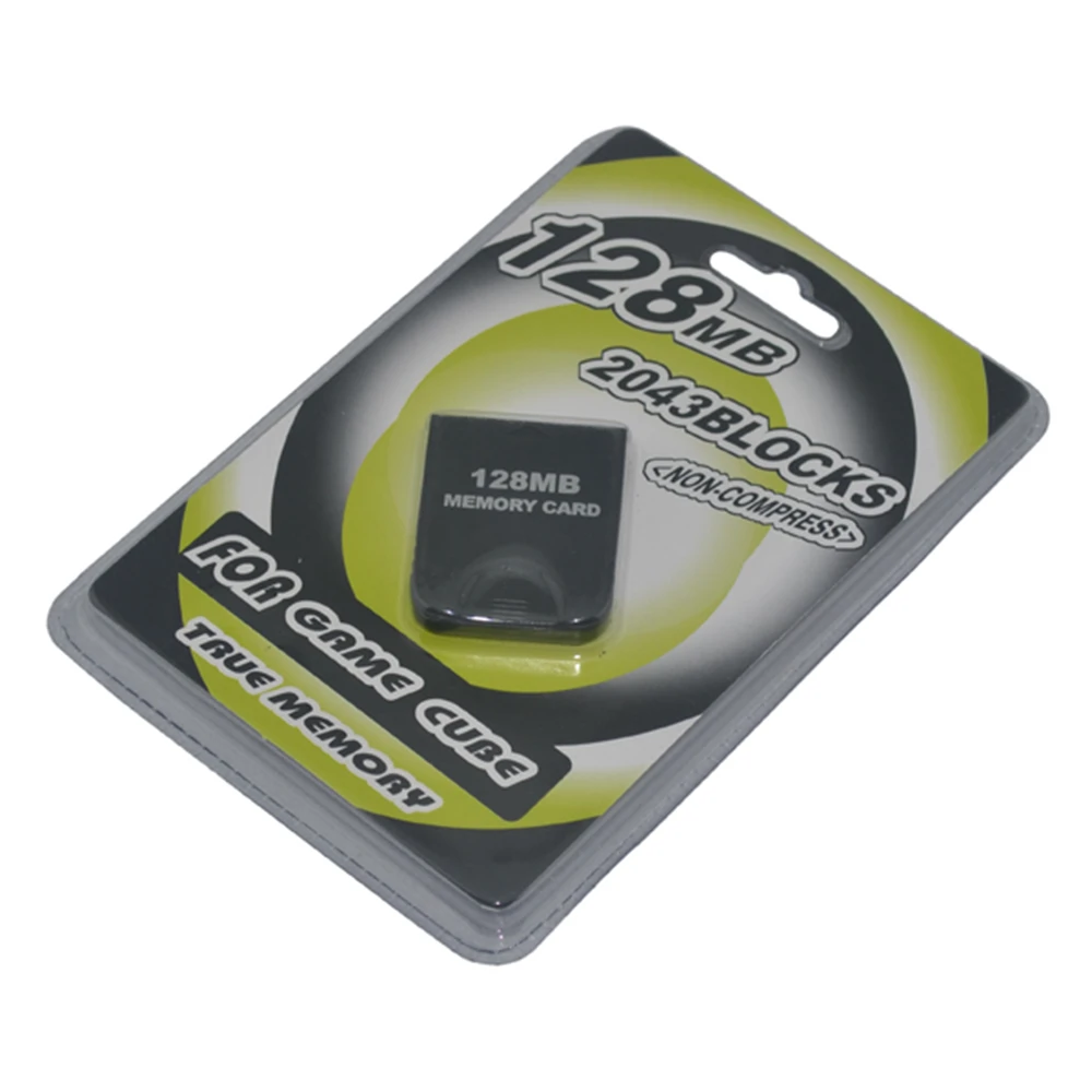 

Practical 4MB 8MB 16MB 32M 64M 128MB Memory Card Storage Saver for Nintendo CameCube/Game Cube/GC Console