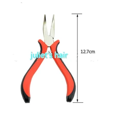 1 шт. черные, красные, устойчивые к изгибу плоскогубцы для наращивания микро-колец многофункциональные плоскогубцы с зубьями без отверстий