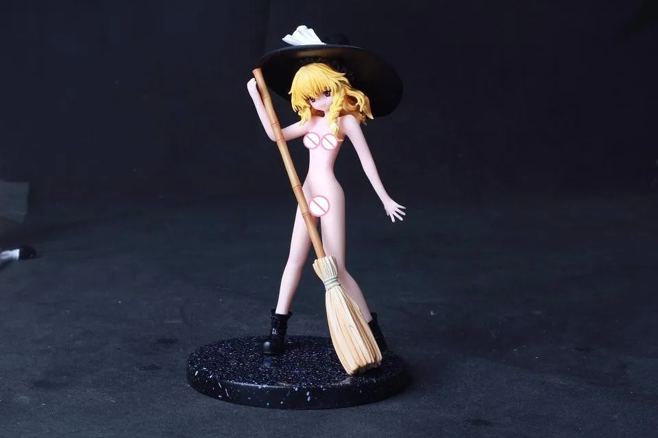 Японское аниме фигурки Touhou проект Сексуальная Мариса Kirisame фигурка девушки из аниме смола фигурка девушка