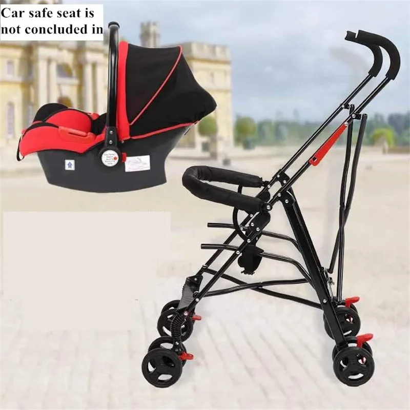 Newborn Baby Car Seat Stroller Carts Light Folding Portable With
