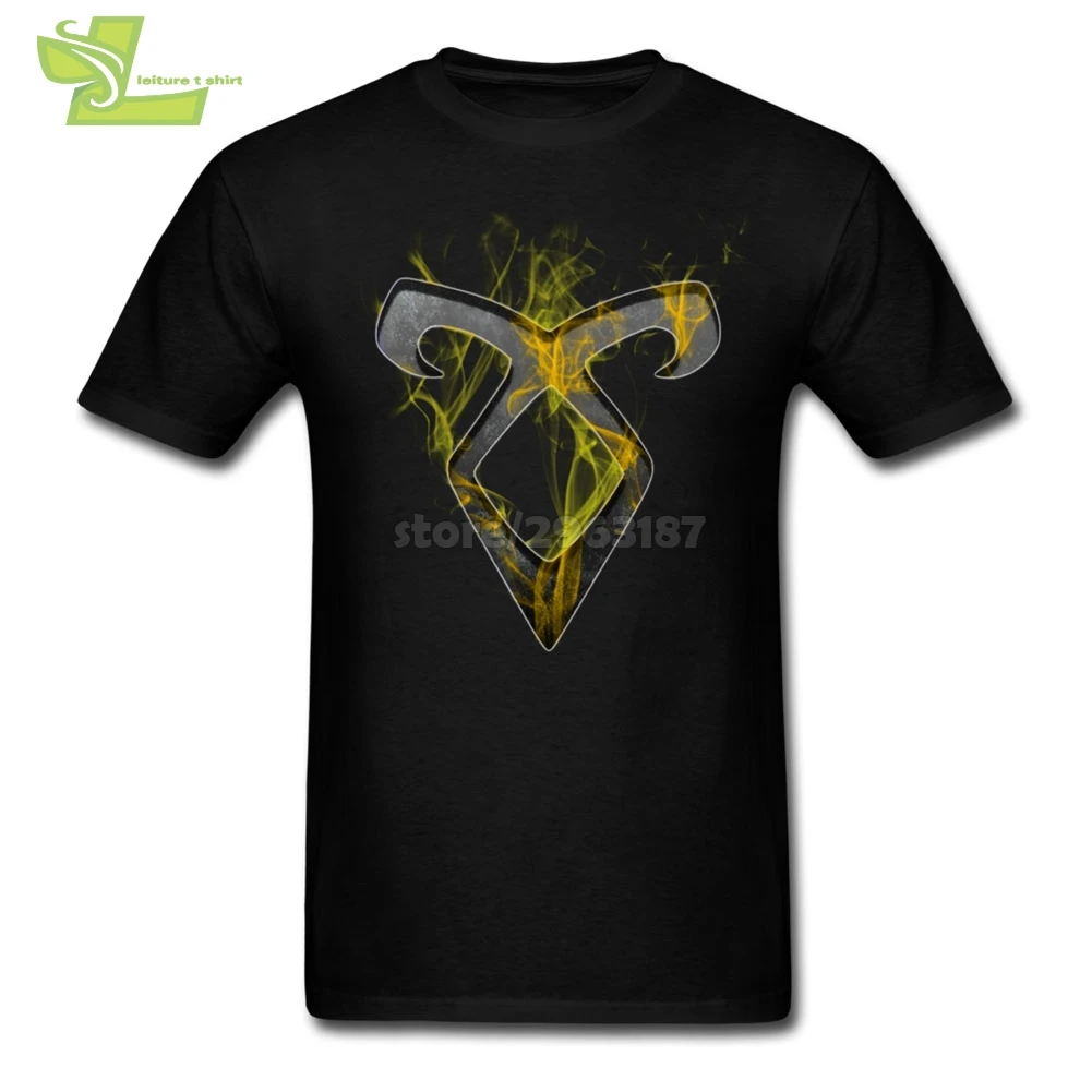 

Angelic Power Shadowhunters Funny Tees Male Natural Cotton Short Sleeve Shirt High Quality T-Shirt