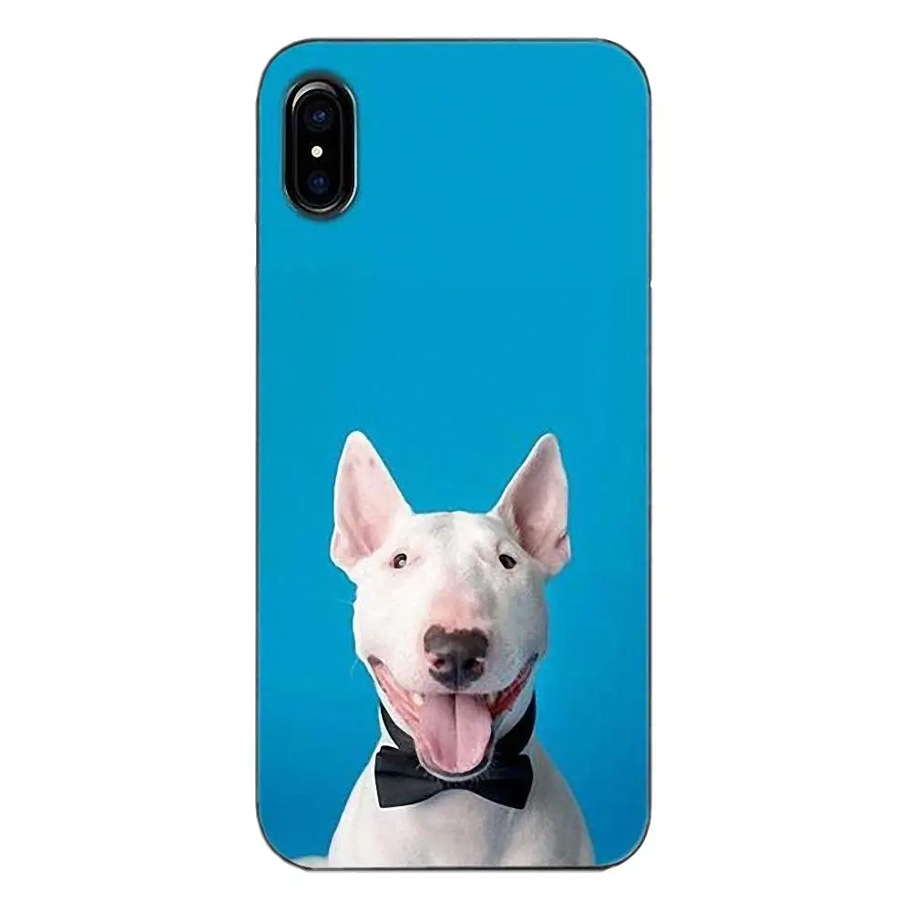 Мягкий ТПУ дизайн телефона бультерьер для Huawei G7 Y6 II Y7 Xiaomi Redmi Note 2 3 5 Mi 4 4C 4I 5S 5X 6X 8 SE