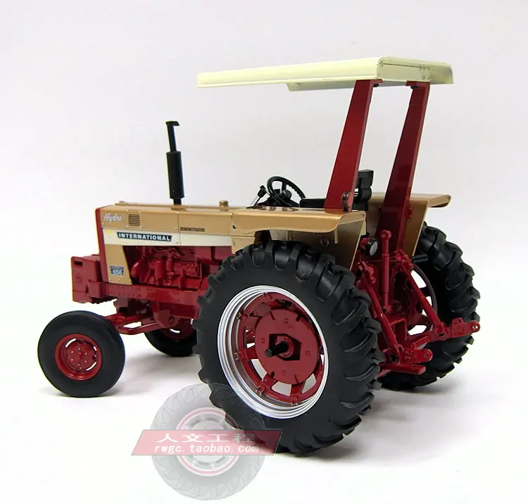 Case ih 656 трактор Case IWC золотой модель автомобиля американского бренда ERTL 1:16