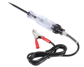 

100pcs/lot Auto 6-24V DC Car Truck Voltage Circuit Tester Car Test VoltMet Long Probe Pen Light Bulb Automobile Maintenance