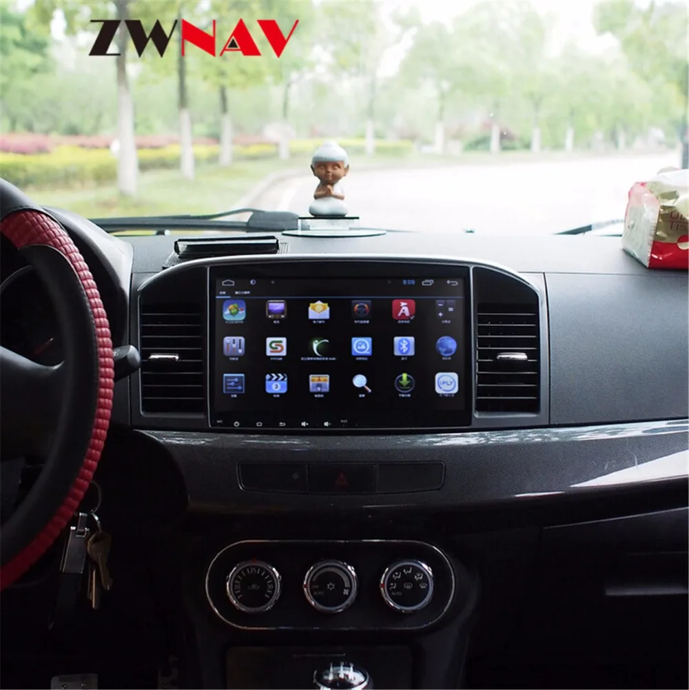Clearance Android 9.0 Car Multimedia Player GPS Navigation Head Unit For Mitsubishi Lancer Lancer X Galant Fortis 2007-2017 EVO 10 IPS 1