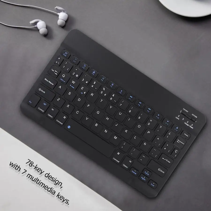 Новая портативная беспроводная мини клавиатура с сенсорной панелью Bluetooth 3 0 для