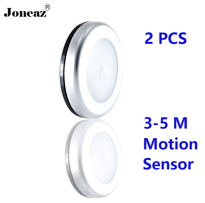 2 pcs Led under cabinet light with motion sensor and light ...