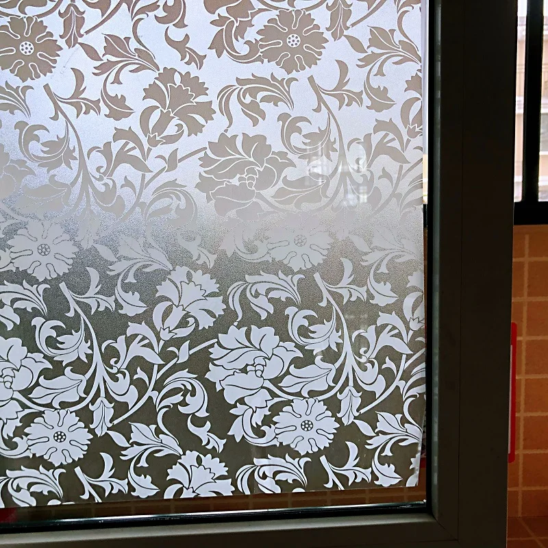 Frosted Window Films Glass Film for Bathroom Toilet Office Kitchen
