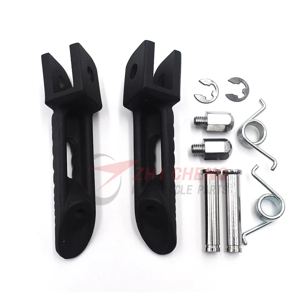Motorcycle Footrests Motorcycle Foot Pedals Motorcycle Front Rear Footrests Foot pegs For Suzuki GSR400 GSR600 GSXR600 GSXR750 GSXR1000 GSX1300R GSXR1300 B-king Hayabusa