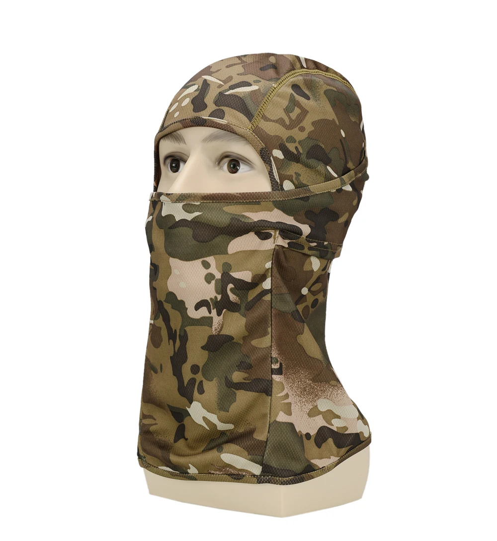 Тактический капюшон головной убор Балаклавы полная маска для лица легкий Быстросохнущий страйкбол камуфляж боевой шеи гетры Защита от солнца