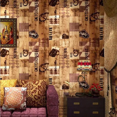 

Modern Art Designs VInly Wood Mural Wallpaper Roll DZK103 papel de parede para quarto living room