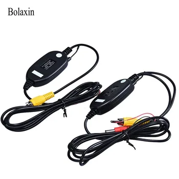 

Bolaxin Car Accessories Car styling top 2.4 Ghz Wireless RCA Video Transmitter & Receiver for Car SUV Rear View Camera