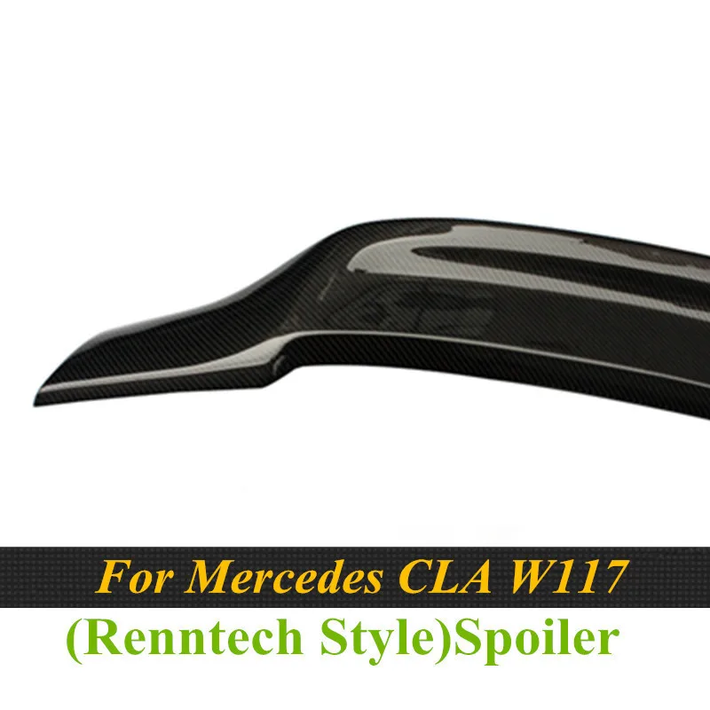 Mercedes W117 спойлер из углеродного волокна для Benz CLA Class 2013 + задний спойлер|Спойлеры и