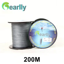200 м прочный супер сильный плетеная рыболовная леска из ПЭ плетеная леска с 4 нитями Linha Multifilamento лески Рыбалка на карпах линия