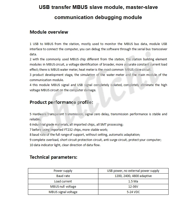 USB to MBUS