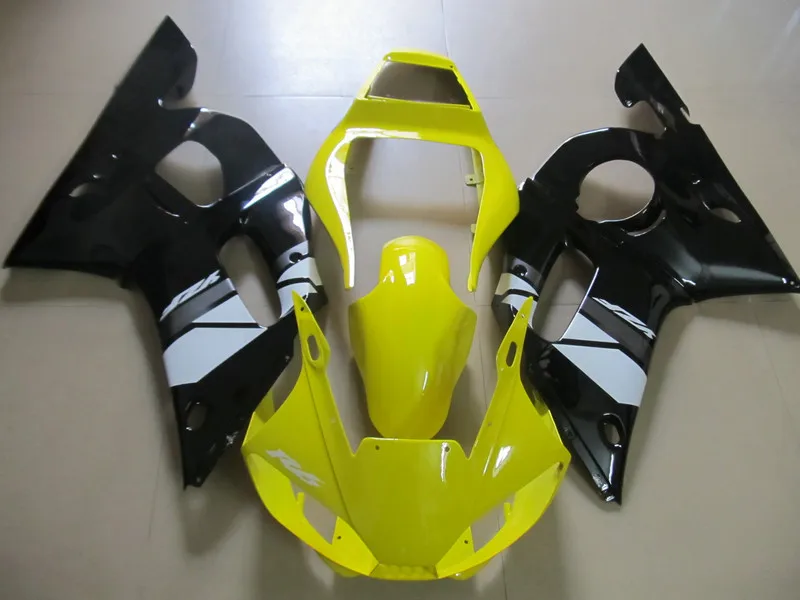 Мотоцикл обтекатель комплект для YAMAHA YZFR6 98 99 00 01 02 YZF R6 YZF600 1998 2000 2002 ABS желто черные