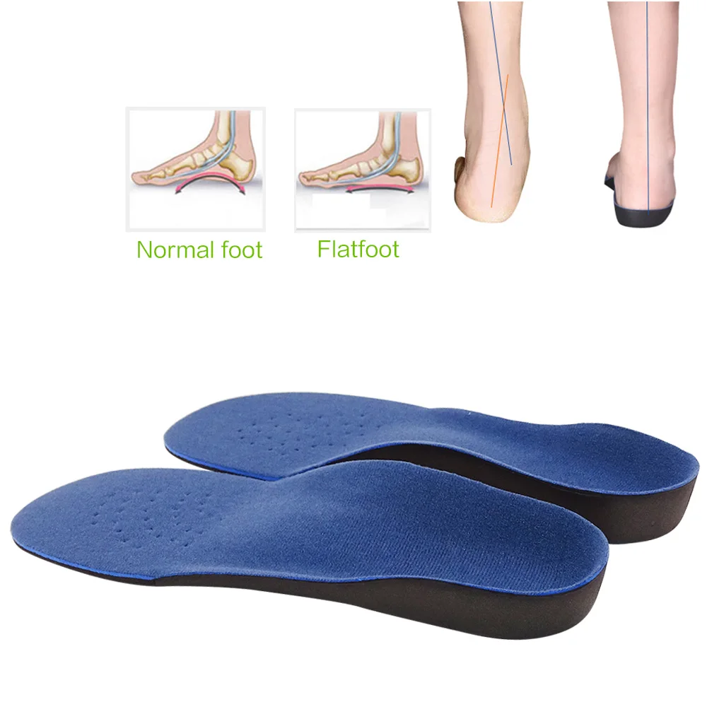 

2pcs Orthopedic Insoles Shoes Flat Foot Arch Support Orthotic Pads Correction Health Feet Care Insole Correction OX Leg Health