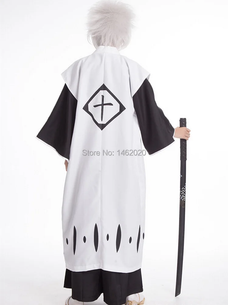 Anime Bleach Cosplay Costume Kyouraku Shunsui White Short/Long sleeve