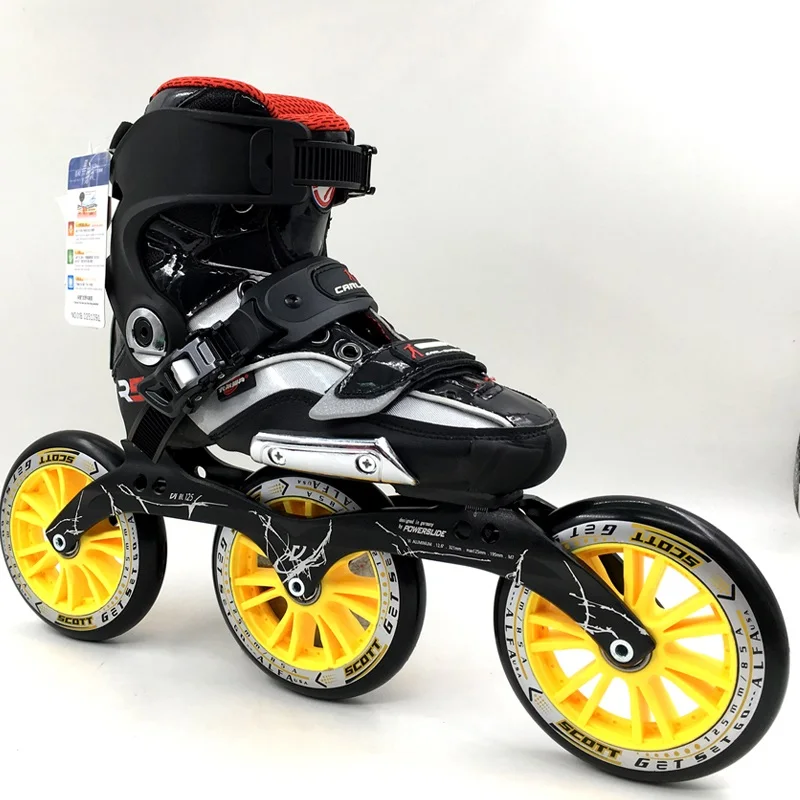 المهنية سرعة سكيت الكبار/الطفل زلاجات دوارة أحذية النساء/الرجال مضمنة أحذية التزلج 3 عجلة 125 الإطار المهنية سرعة سكيت الكبار/الطفل زلاجات دوارة أحذية النساء/الرجال مضمنة أحذية التزلج 3 عجلة 125 الإطار