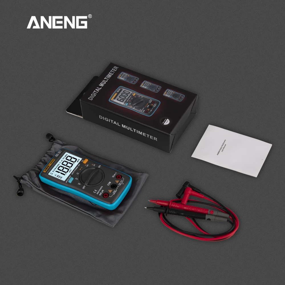 ANENG AN8004 LCD digital multimeter profesional capacitor tester esr meter richmeters inductance meter tester be true