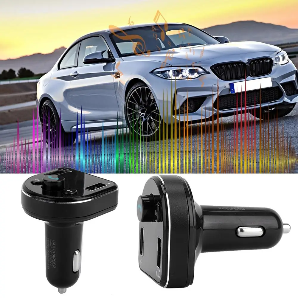 Универсальный автомобильный музыкальный MP3 плеер с поддержкой Bluetooth 12 24 В двойным