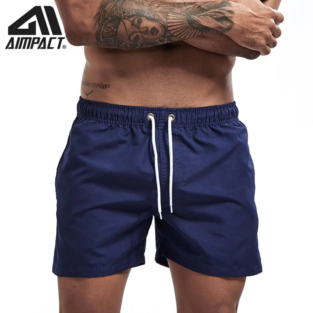 

Aimpact Fast Dry Board Shorts for Men Summer Beach Surfing Swimming Short Trunks Male Running Jogging Workout Gym Shorts AM2166