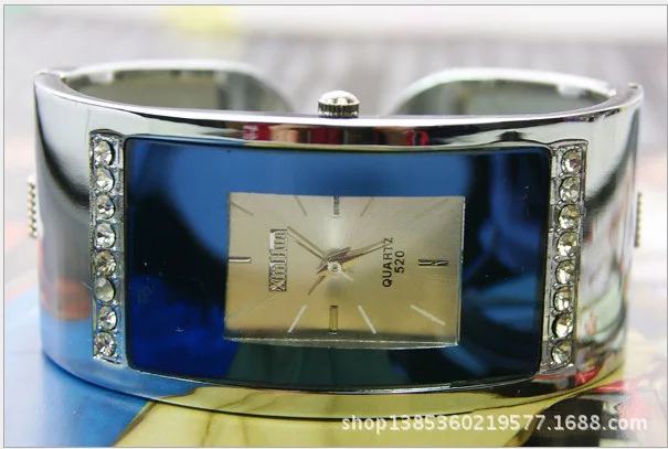 Модные брендовые квадратные Прямоугольные Наручные часы для женщин, кварцевые часы со стразами, женские повседневные часы с браслетом