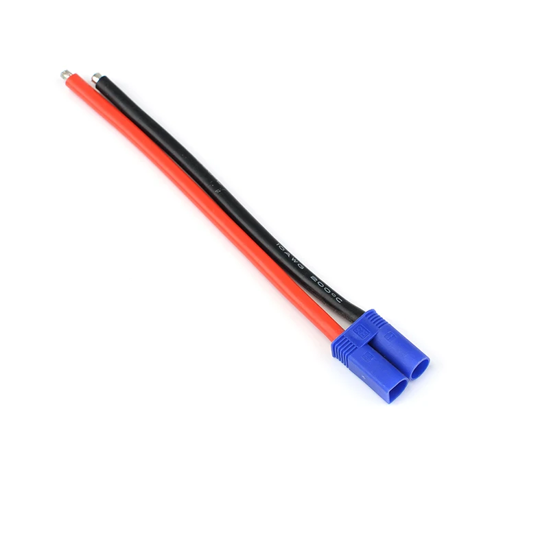 

2 Pcs EC5 Male Plug Connector 10CM EC5 Battery Connector Plug with AWG Wire
