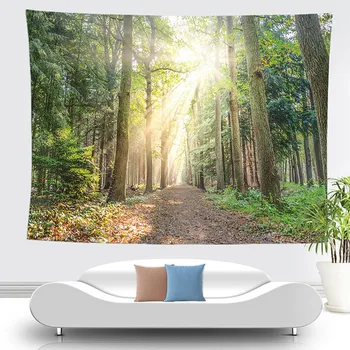 

Tapestry Wall Hanging Beautiful Scenery Scene Small Wall Tapestry with Art Chakra Home Decorations For Bedroom Dorm Decor L612
