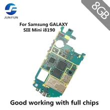 Бренд Jun Fun материнская плата для Samsung S3 Mini i8190 разблокировка 8 ГБ версия с чипами логическая материнская плата Android система