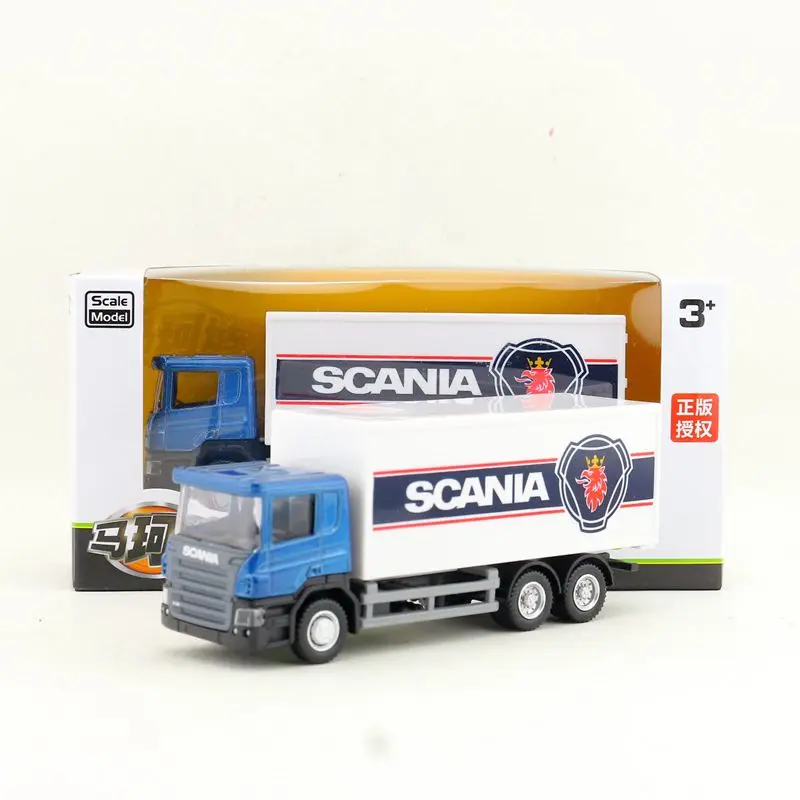 РМЗ город/литой игрушечный автомобиль модель/1: 64 Масштаб/SCANIA контейнеровоз тягач/автомобиль образовательная Коллекция/подарок для детей