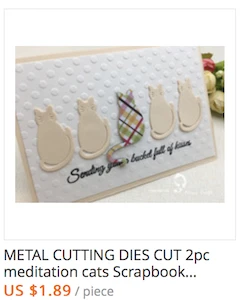 cat die cut