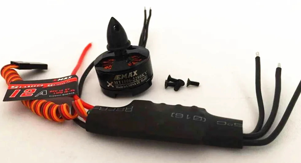 4x EMAX simonk 12A ESC + 4x1806 KV2280 бесщеточный мотор fpv Combo для FPV мультикоптера 250 мотор|emax 12a
