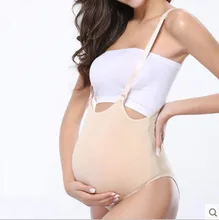 2~4 months 1000 g silicone belly with suspender trousers fake pregnant belly for false pregnancy 2~4 months 1000 g silicone belly with suspender trousers fake pregnant belly for false pregnancy